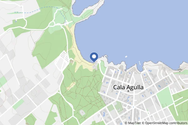 Cala Agulla Beach location image