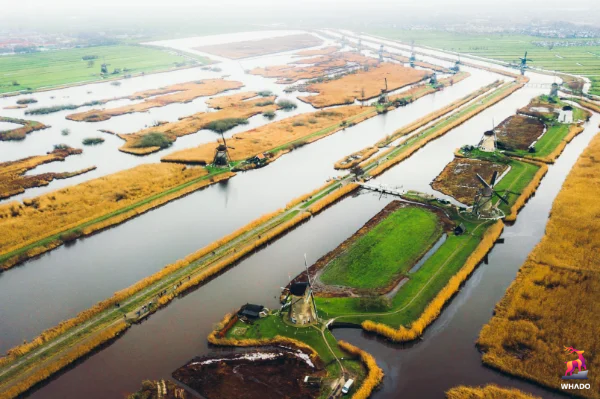 UNESCO Werelderfgoed Kinderdijk - Kinderdijk - Nederland