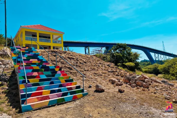 Colorfull steps - Willemstad - Curaçao