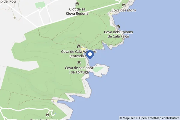 Cala Varques Beach location image